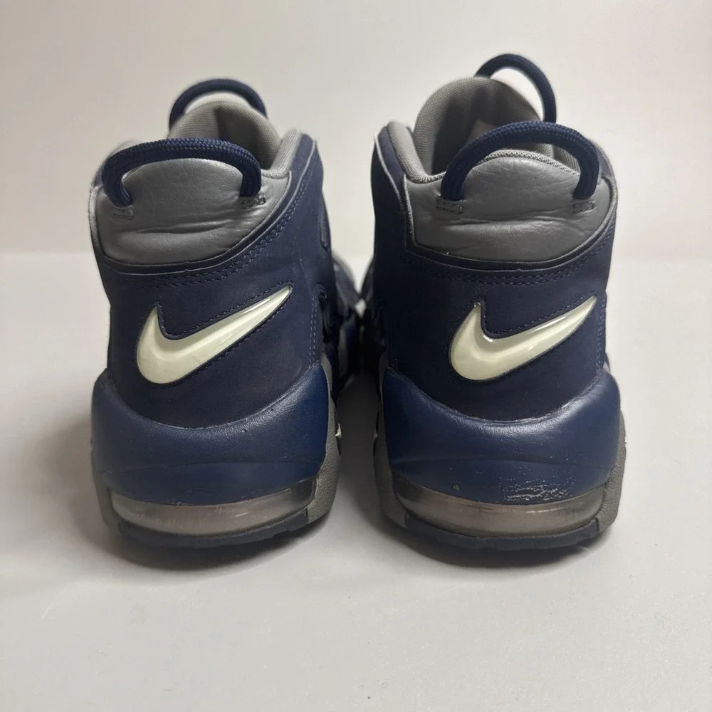 Nike Air More Uptempo 96 Mens Cool Grey Midnight Navy 921948-003 Size 12